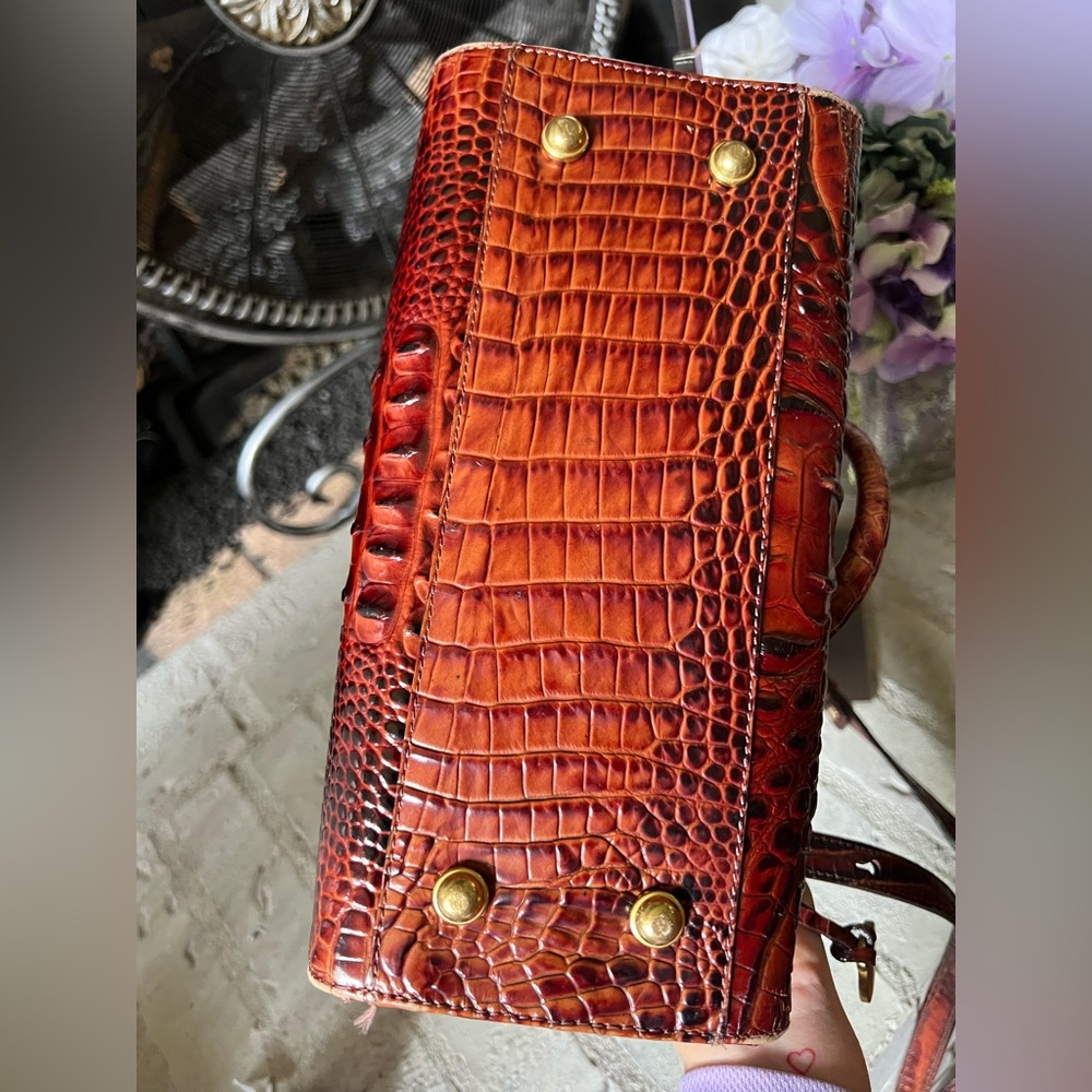 Brahmin Anywhere Convertible Handbag - Pecan Melbourne - Picture 7 of 12